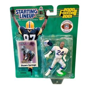 Shawn Springs 2000 Starting Lineup‎ Figure Extended Series Seattle Seahawks